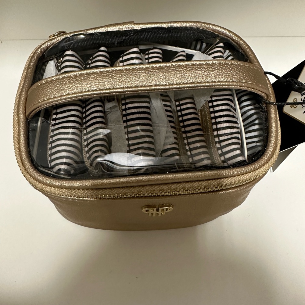 Gold Travel Jewelry Case